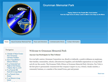 Tablet Screenshot of grummanpark.org